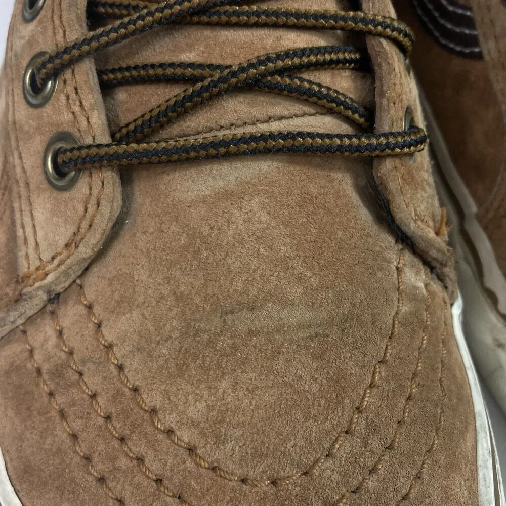 Vans Sk8 Hi Mte Shoes Men’s Sz 10 Glazed Ginger Suede Scotchgard 3M Skate Shoes